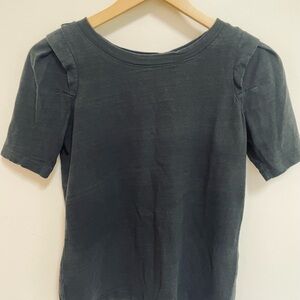 LOFT Charcoal Short Sleeve Tee